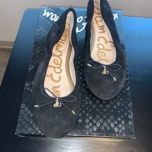 Black Suede Sam Edelman Felicia Flat